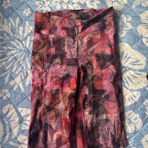 lululemon athletica Pants - Colorful Abstract Lululemon Leggings